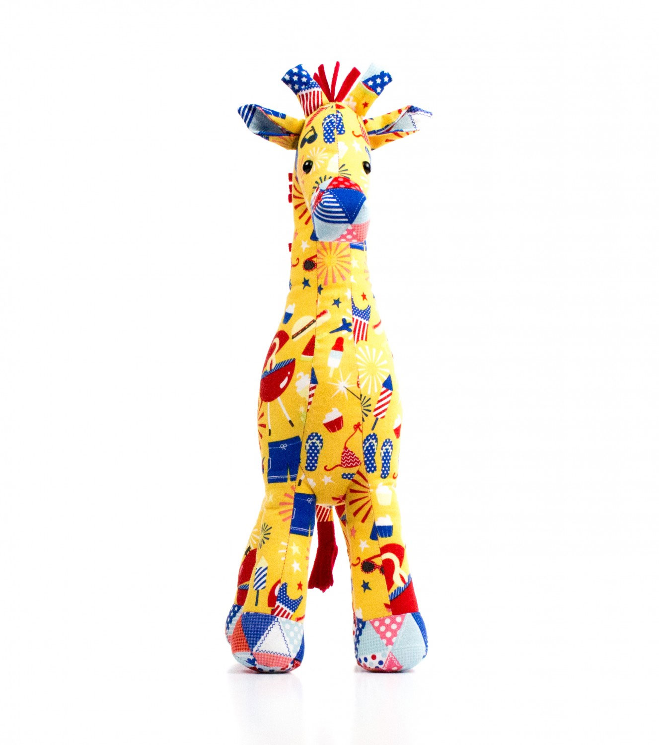 Retractable Seamstress Ribbon Measure Jungle Pattern: Giraffe -  Israel