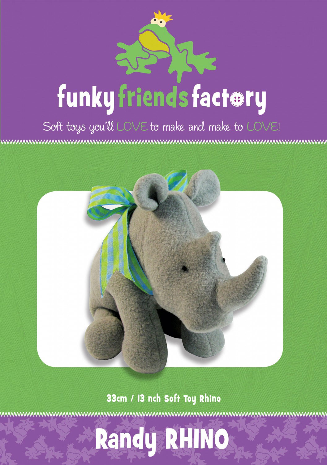 Randy-Rhino-sewing-pattern-Funky-Friends-Factory-front