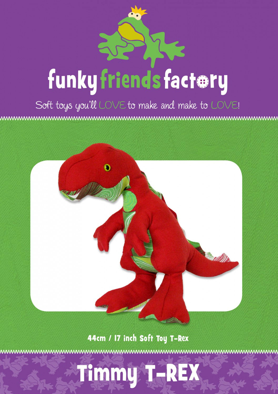 Timmy-TRex-sewing-pattern-Funky-Friends-Factory-front