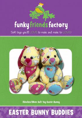 Easter Bunny Buddies sewing pattern Funky Friends Factory