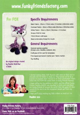 Fifi-Fox-sewing-pattern-Funky-Friends-Factory-back