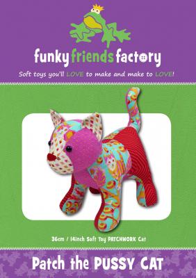 Patch the Pussy Cat sewing pattern Funky Friends Factory