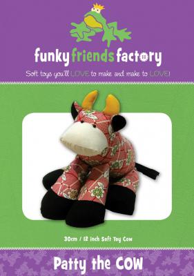 Patty the Cow sewing pattern Funky Friends Factory