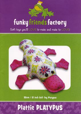 Plattie Platypus sewing pattern Funky Friends Factory