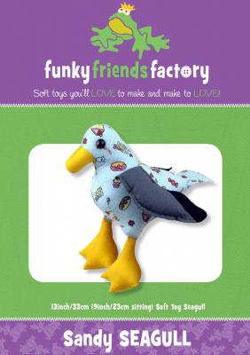 CLOSEOUT - Sandy Seagull sewing pattern Funky Friends Factory