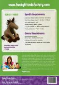 Horsey Horse sewing pattern Funky Friends Factory 1