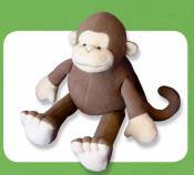 Mitch The Monkey sewing pattern Funky Friends Factory 2