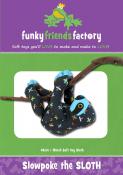 Slowpoke the Sloth sewing pattern Funky Friends Factory