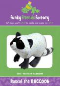 Rascal the Raccoon sewing pattern Funky Friends Factory