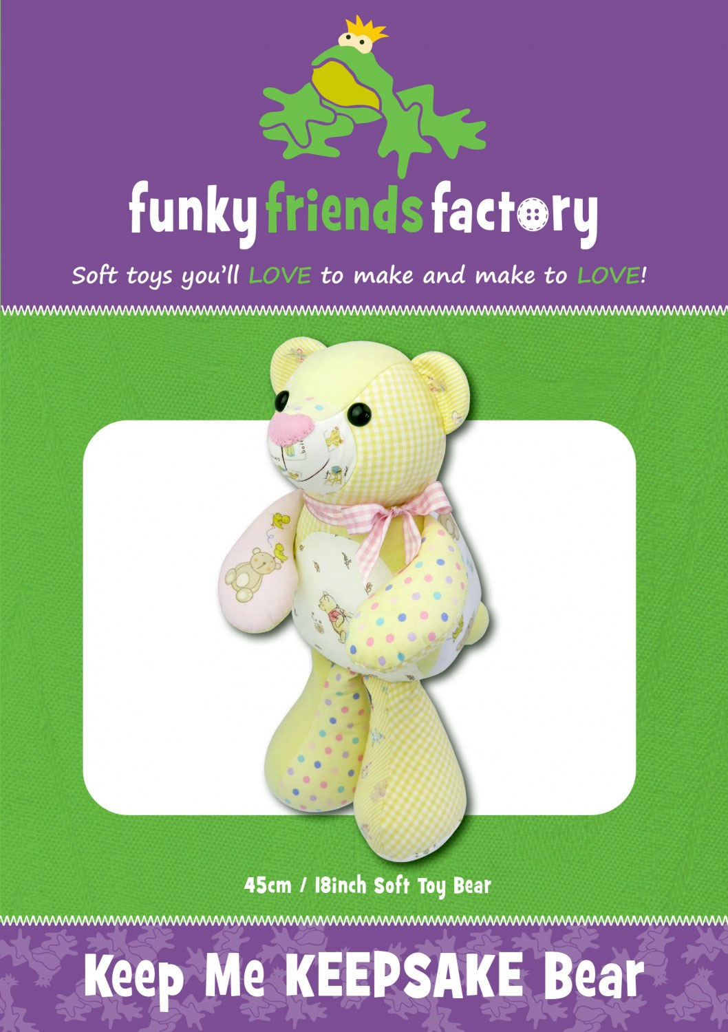 Keep-Me-Keepsake-Bear-soft-toy-sewing-pattern-Funky-Friends-Factory-front