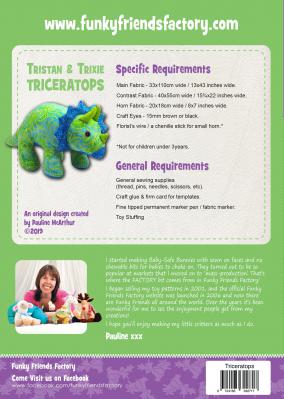 Trixie-and-Tristan-Triceratops-soft-toy-sewing-pattern-Funky-Friends-Factory-back