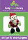 INVENTORY REDUCTION...All I Want For Christmas Santa soft toy sewing pattern Funky Friends Factory