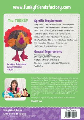 Tom-Turkey-soft-toy-sewing-pattern-Funky-Friends-Factory-back