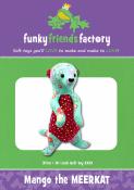 Mango the Meerkat soft toy sewing pattern Funky Friends Factory