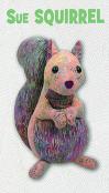 Sue Squirrel soft toy sewing pattern from Funky Friends Factory 3