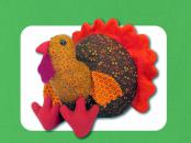 Tom Turkey soft toy sewing pattern from Funky Friends Factory 2