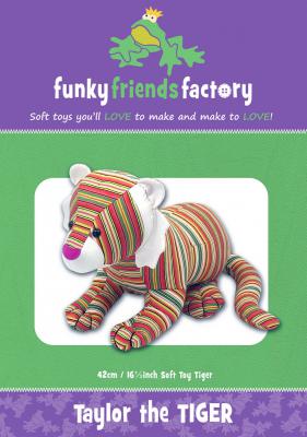 Taylor The Tiger sewing pattern Funky Friends Factory