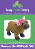 Harmony The Highland Cow sewing pattern Funky Friends Factory
