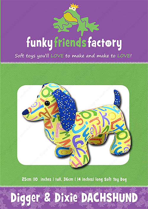 Digger-and-Dixie-sewing-pattern-Funky-Friends-Factory-front