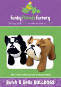 Butch-and-Bella-Bulldogs-sewing-pattern-Funky-Friends-Factory-front