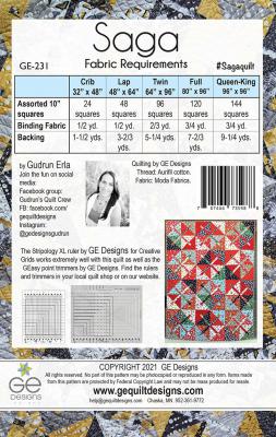 Saga-quilt-sewing-pattern-GE-Designs-back