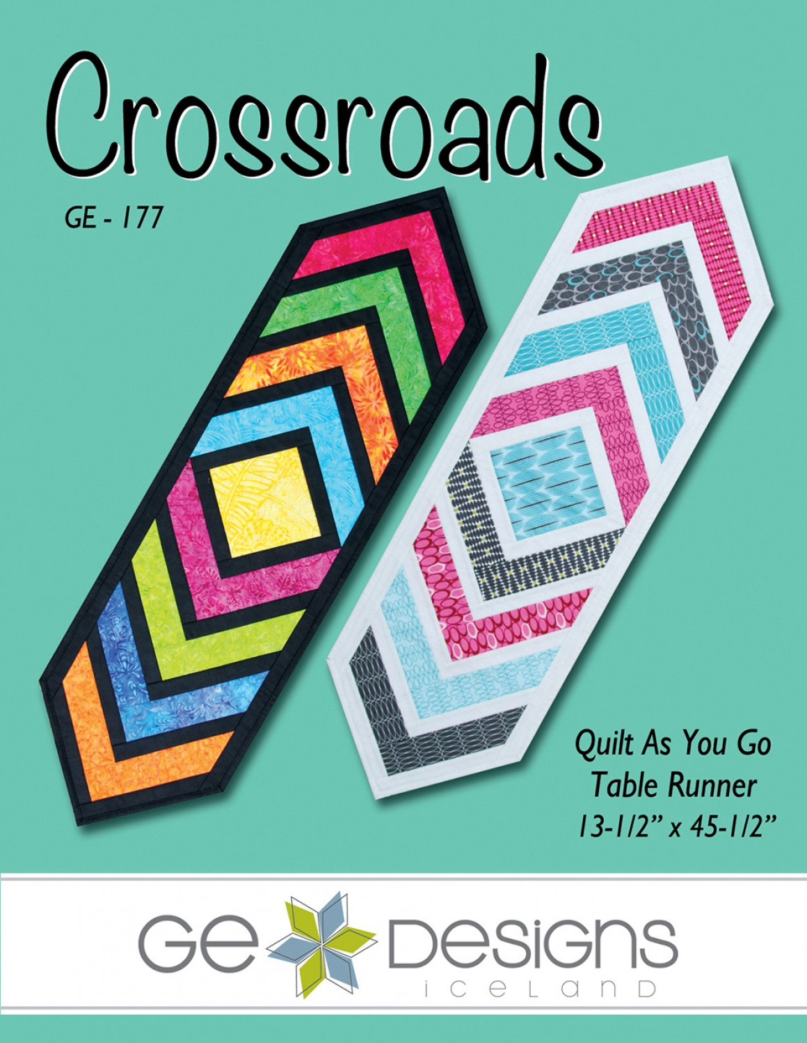 Crossroads-table-runner-sewing-pattern-GE-Designs-front