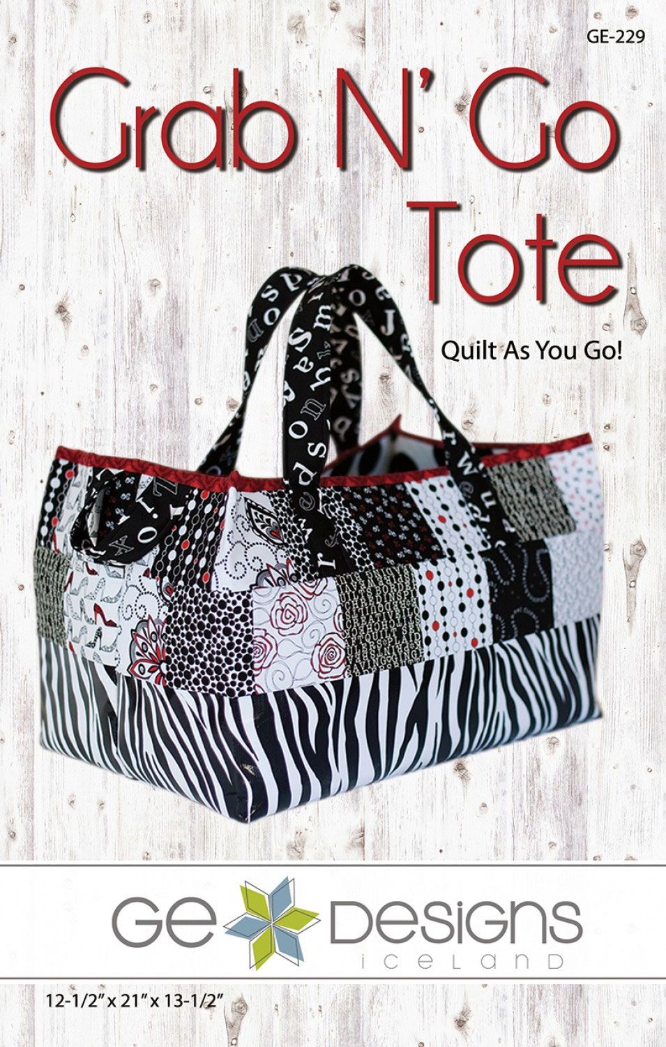 Grab-and-Go-Tote-sewing-pattern-GE-Designs-front