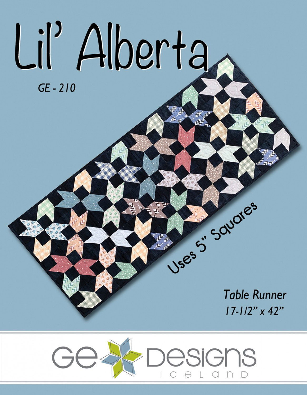 Lil-Alberta-table-runner-sewing-pattern-GE-Designs-front