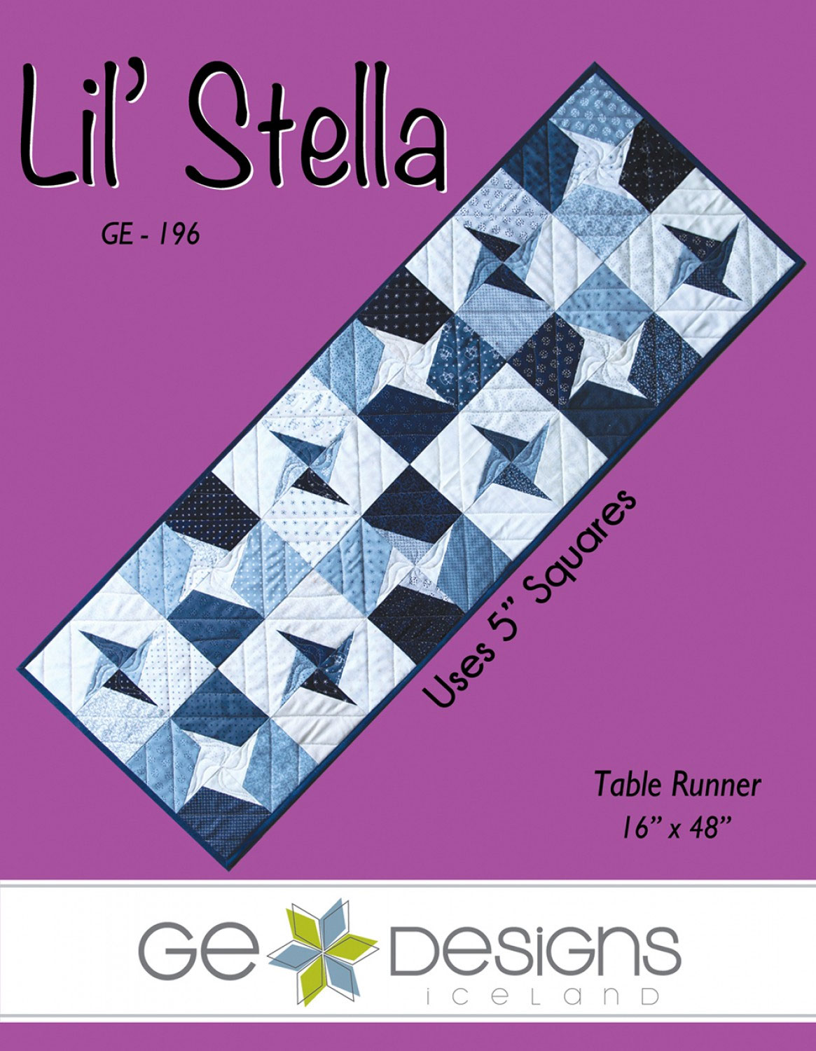 Lil-Stella-table-runner-sewing-pattern-GE-Designs-front