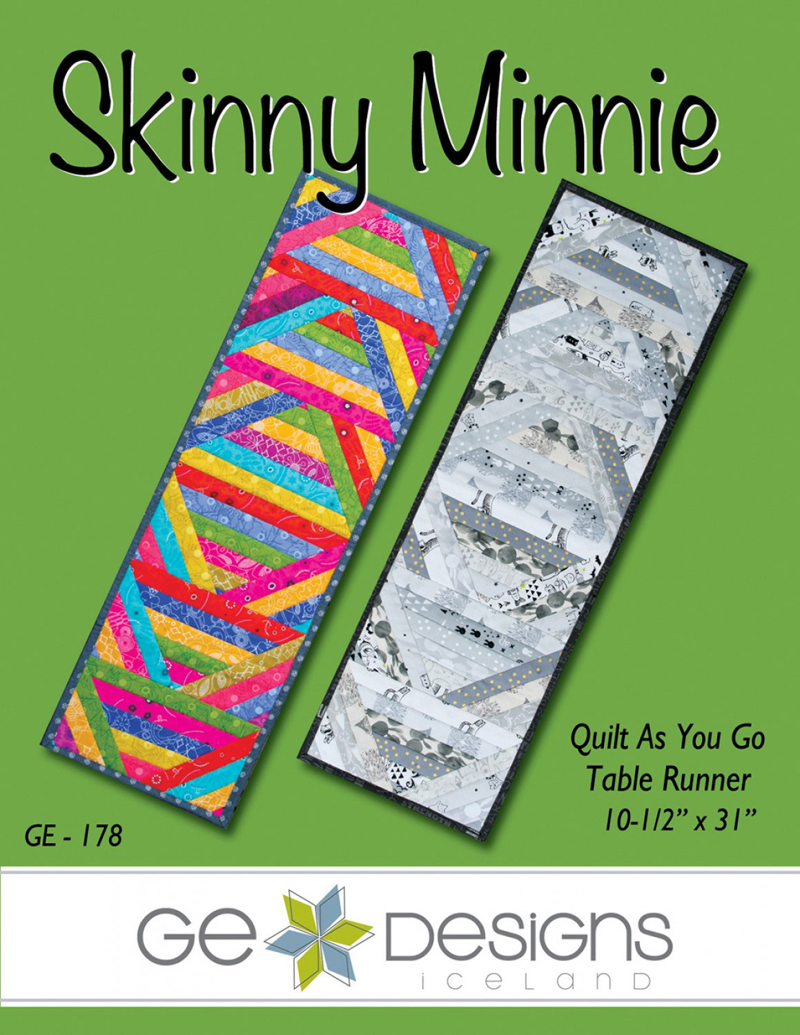 Skinny-Minnie-table-runner-sewing-pattern-GE-Designs-front