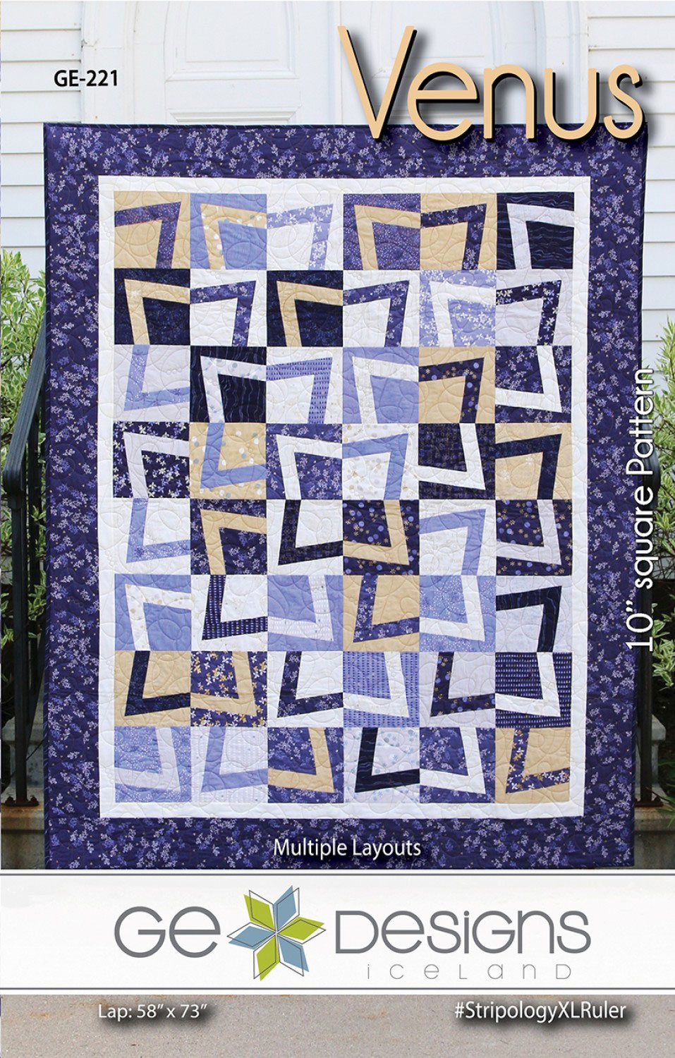 Venus-quilt-sewing-pattern-GE-Designs-front