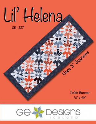 Lil Helena table runner sewing pattern from GE Designs