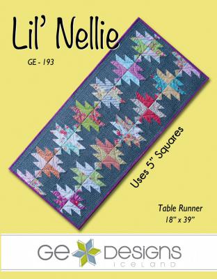 Lil Nellie table runner sewing pattern from GE Designs