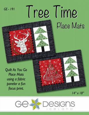 CLOSEOUT - Tree Time Placemats sewing pattern from GE Designs