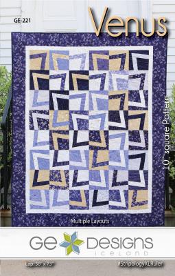INVENTORY REDUCTION - Venus quilt sewing pattern from GE Designs
