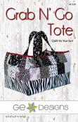 Grab and Go Tote sewing pattern from GE Designs