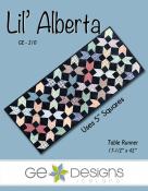 Lil Alberta table runner sewing pattern from GE Designs