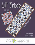 Lil Trixie table runner sewing pattern from GE Designs