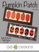 Pumpkin Patch table runner sewing pattern from GE Designs