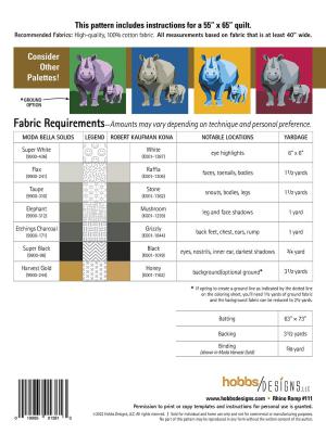 Rhino-Romp-quilt-sewing-pattern-Hobbs-Designs-back