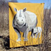 Rhino Romp quilt sewing pattern from Hobbs Designs 2