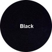 CLOSEOUT - BLACK Sew-in Hook & Loop Tape - 3/4 Inch - 1yd (by the yard, continuous cut yardage)