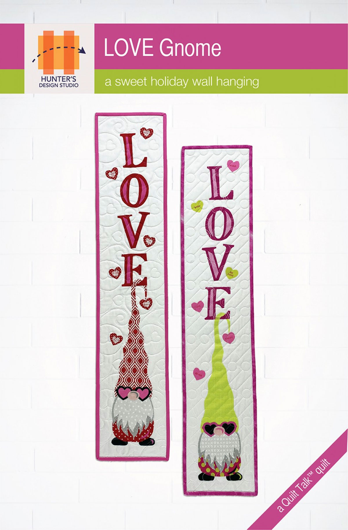 Love-Gnome-quilt-sewing-pattern-Hunters-Design-Studio-front