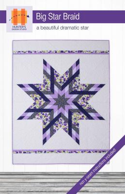 Big Star Braid quilt sewing pattern from Hunter's Design Studio