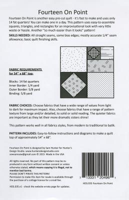 Fourteen-On-Point-quilt-sewing-pattern-Hunters-Design-Studio-back