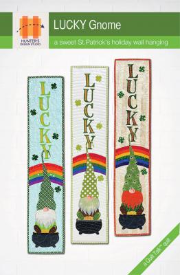 LUCKY Gnome quilt sewing pattern from Hunter's Design Studio
