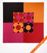 Colorblock Flowers quilt sewing pattern from Hunter's Design Studio 2