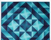 Ombre Star quilt sewing pattern from Hunter's Design Studio 2