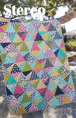 Stereo quilt sewing pattern from Jaybird Quilts