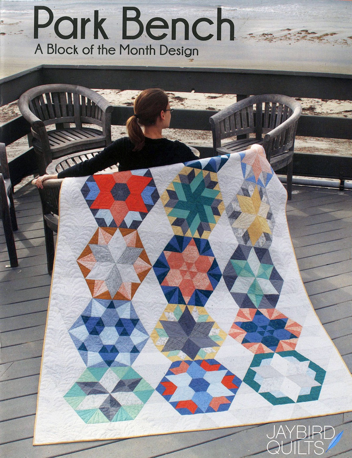 Park-Bench-quilt-sewing-pattern-book-Julie-Herman-Jaybird-Quilts-front